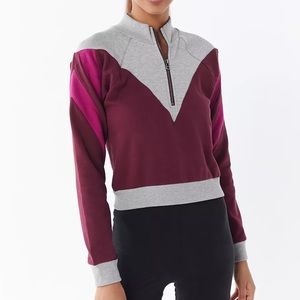 UO Kent Colorblock Half-Zip Sweatshirt